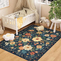 DUKINO 3x5 Area Rug, Floral Rugs by DUKINO