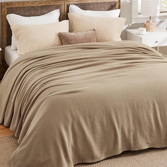 Bedsure GentleSoft 100% Cotton Blanket King Size - Image 8