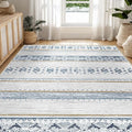 BESTSWEETIE 5x7 Area Rugs for Living Room Washable Moroccan Farmhouse Neutral by BESTSWEETIE