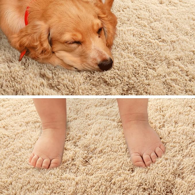 Merelax Soft Modern Indoor Large Shaggy Rug - Image 6