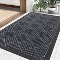 Smiry Front Door Mat Outside Entrance, Heavy Duty Outdoor Indoor Mat, Natural by Smiry
