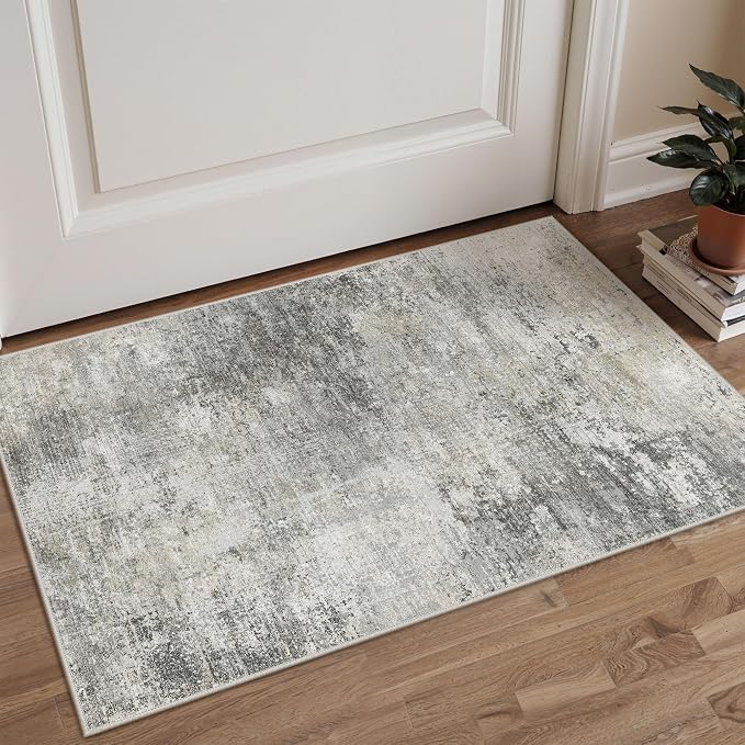 GENIMO 2x3 Rugs for Entryway Entrance, Modern Machine Washable Rug Ultra Soft - Image 2