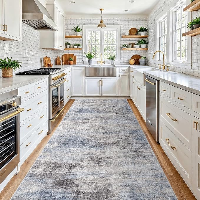 4x10 Kitchen Washable Runner Rug - Image 2