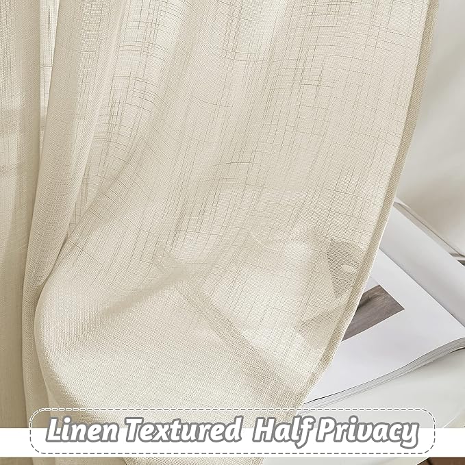 RYB HOME Window Toppers Valances - Image 2