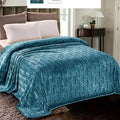 Whale Flotilla Flannel Fleece Queen Size Blanket by WHALEFLOTILLA