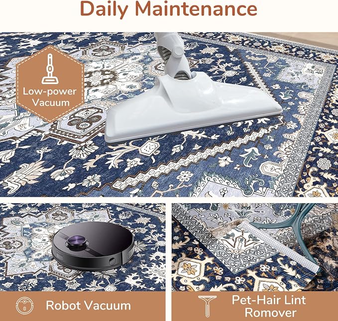 OPPODREAM Soft Entryway Rug 2x10, 2x10 Rug Runner, Washable Hallways Carpet 2 x - Image 5