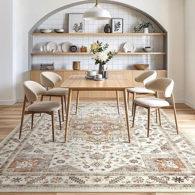 Vintage Living Room Area Rug 7x9 - Image 7