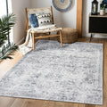Area Rug 3×5, Vintage Boho Rug, Ultra-Soft Low Pile, Non Slip, Stain Resistant by DomitapisRug