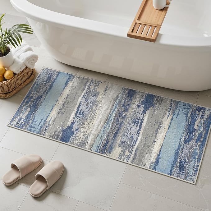 GENIMO 2X5 Washable Modern Runner Rug - Image 3