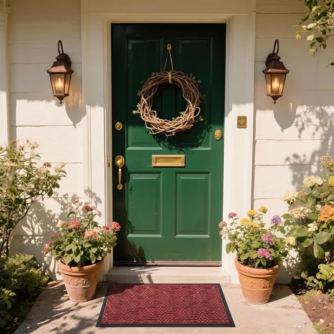 Yimobra Doormat Outdoor Entrance 29.5x17, All-Weather Waterproof Outdoor Mats - Image 3