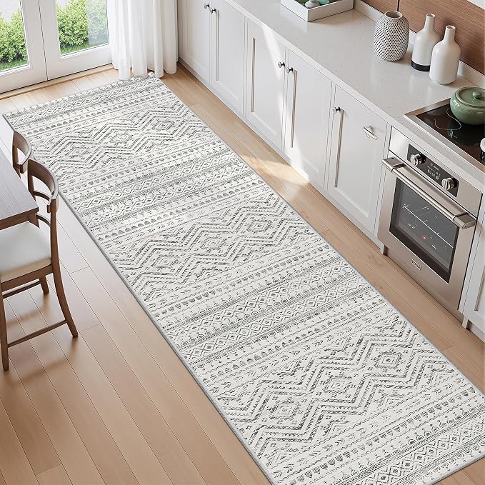 Miukiki 2x8 Runner Rug Moroccan Washable Hallway Runner Rug Non Slip Indoor - Image 7
