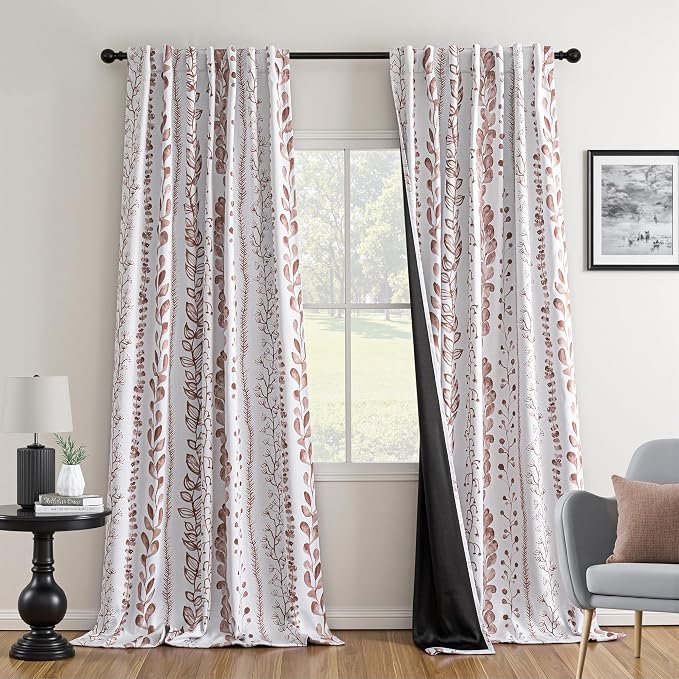 MEETSKY 95% Blackout Curtains for Bedroom, Thermal Insulated Privacy Protection - Image 2