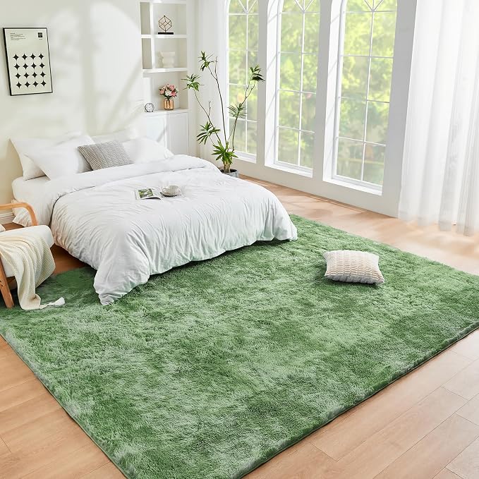 Litanika 3x5 Fluffy Shag Faux Fur Area Rug - Image 3