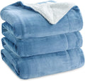 Bedsure GentleSoft Sherpa Fleece Blankets King Size by BEDSURE