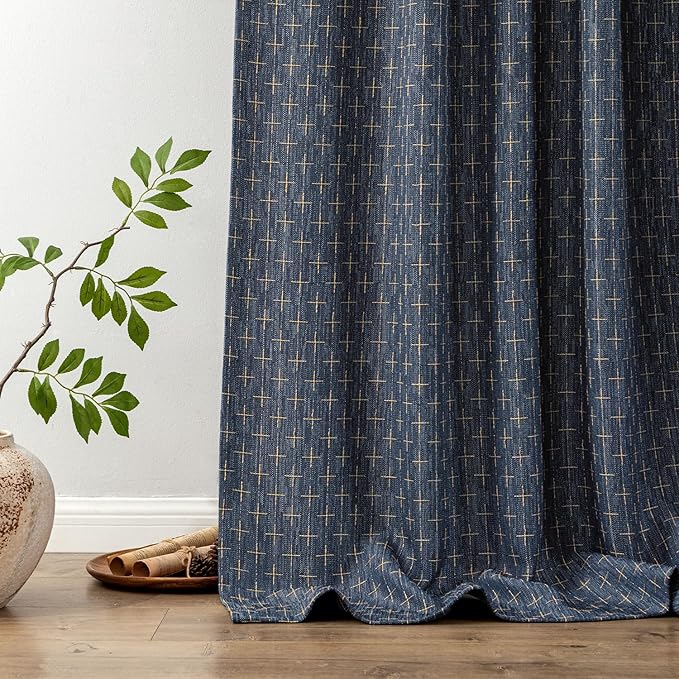 MIULEE Decorative Back Tab Linen Curtains - Image 6