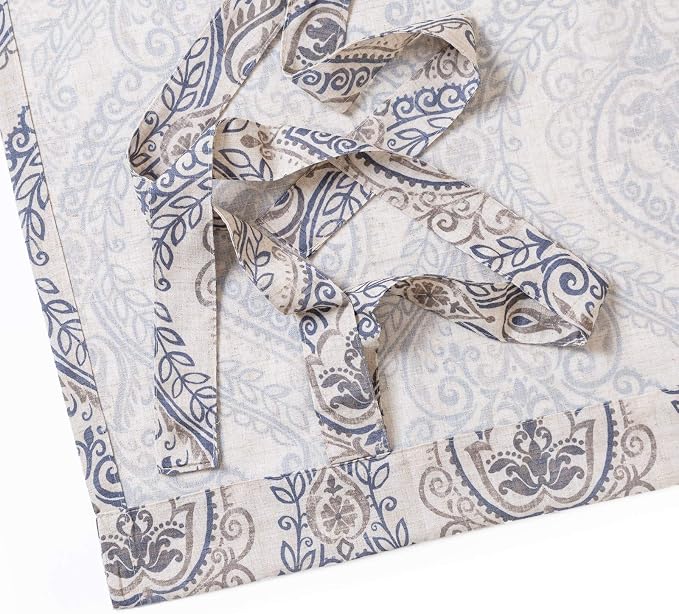 jinchan Faux Linen Tie up Valance - Image 6