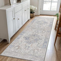 GENIMO 2x5 Runner Rugs for Hallway, Machine Washable Non Slip Vintage Retro Rugs by GENIMO