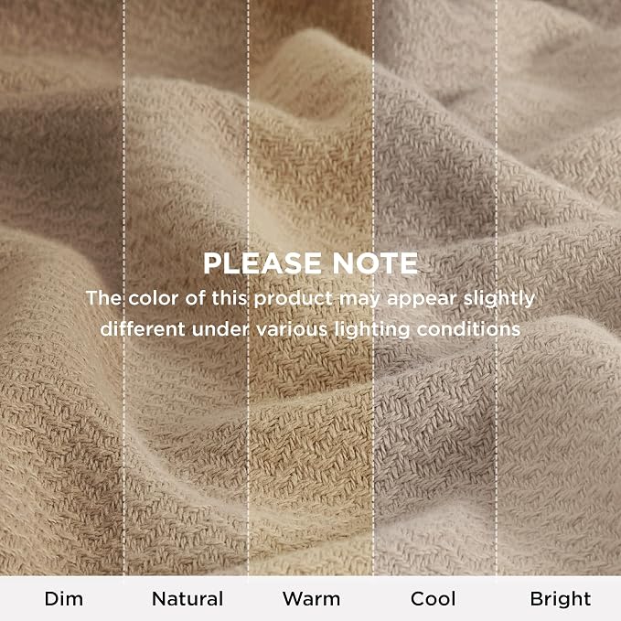 Bedsure GentleSoft 100% Cotton Blanket King Size - Image 5