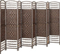 HOMCOM 8 Panel Room Divider, Folding Privacy Screen, 5.6' Room Separator by HOMCOM
