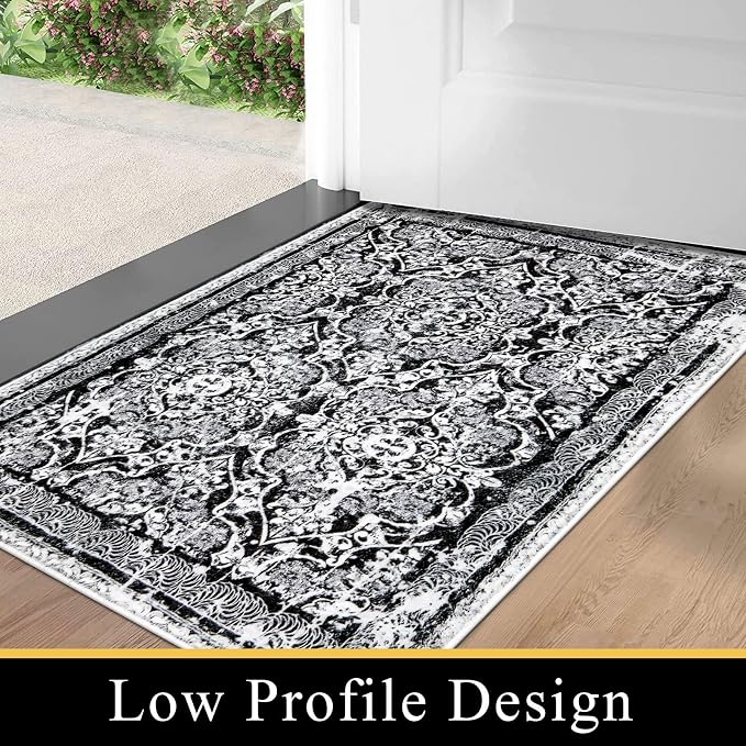 Vaukki Hallway Runner Rug, Vintage Shaggy Soft Laundry Rug Runner, Non Slip - Image 6