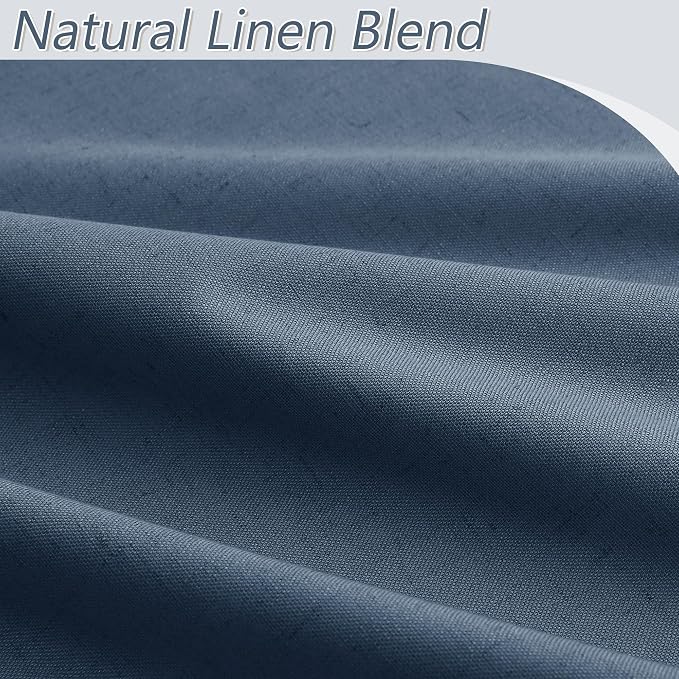 Guken 100% Blackout Curtains 102 Inch Length 2 Panels Set - Image 3