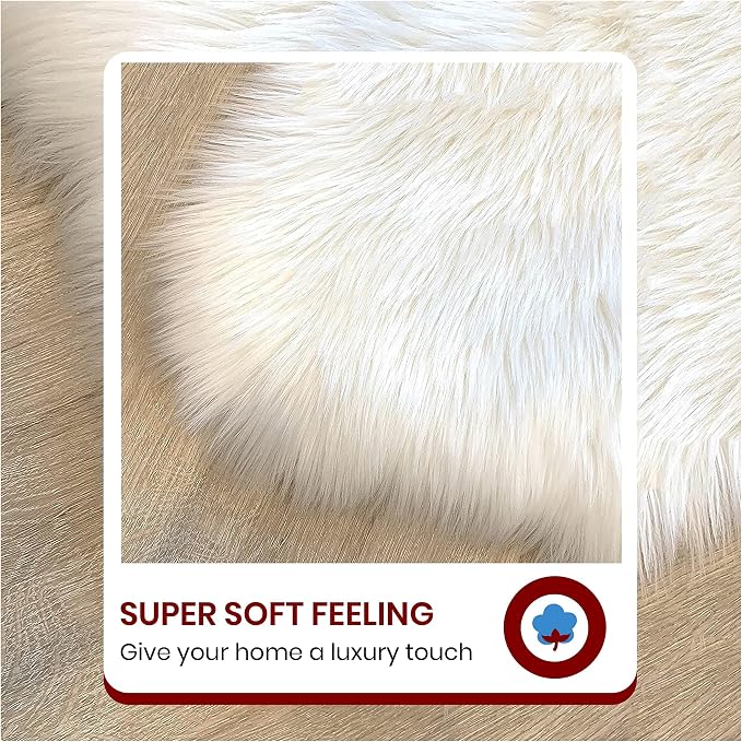 Free Shape Luxury Soft Fluffy Shag Area Rug Single and a Half 2'x4', 60x120cm - Image 4