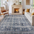GarveeHome Washable Area Rugs 6x9 Vintage Printed Accent by GarveeHome