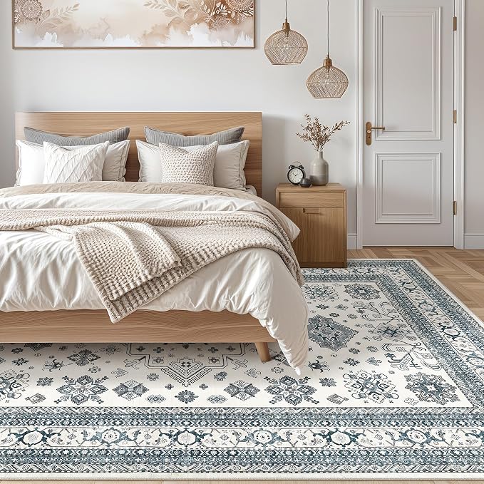 Vintage Living Room Area Rug 5x7 - Image 6