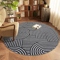 ROYHOME Washable Rug 4ft Area Rugs by ROYHOME
