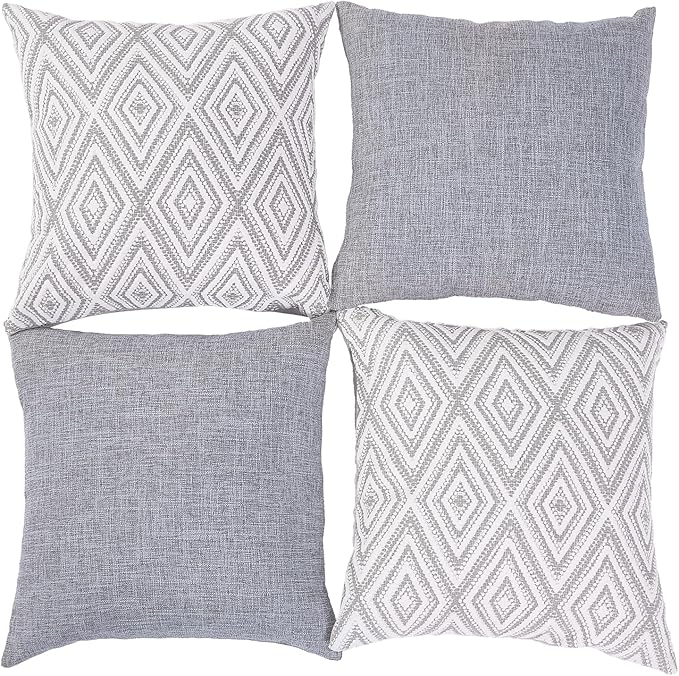 HPUK Decorative Throw Pillow Covers Set of 4 Couch Pillows Accent Cushion Cover - Image 2