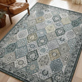 Phantoscope Washable Area Rug 6'x9' Non-Slip, Vintage Boho Rugs by Phantoscope