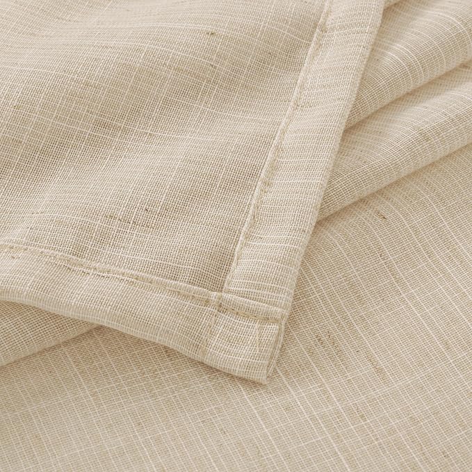 BGment Short Natural Linen Curtains 36 Inch Length - Image 9