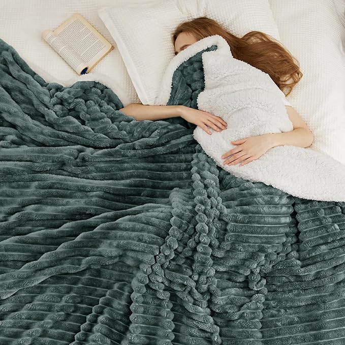Bedsure Sherpa Blanket Queen Size - Image 2