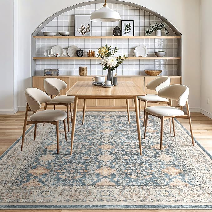Vintage Living Room Area Rug 5x8 - Image 8