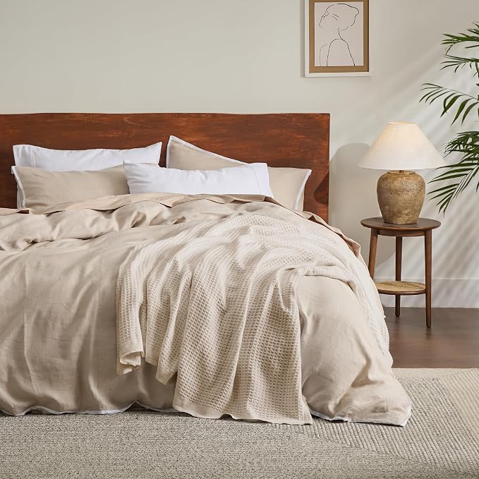 Bedsure Gentlesoft 100% Cotton Blanket King Size - Image 8