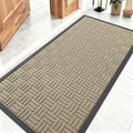 OLANLY Front Door Mat Outside Entrance 47x23, Heavy Duty Sturdy Natural Rubber by OLANLY