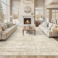 Soalmost 10x14 Area Rugs for Living Room, Non Slip Machine Washable Vintage Rugs by Soalmost