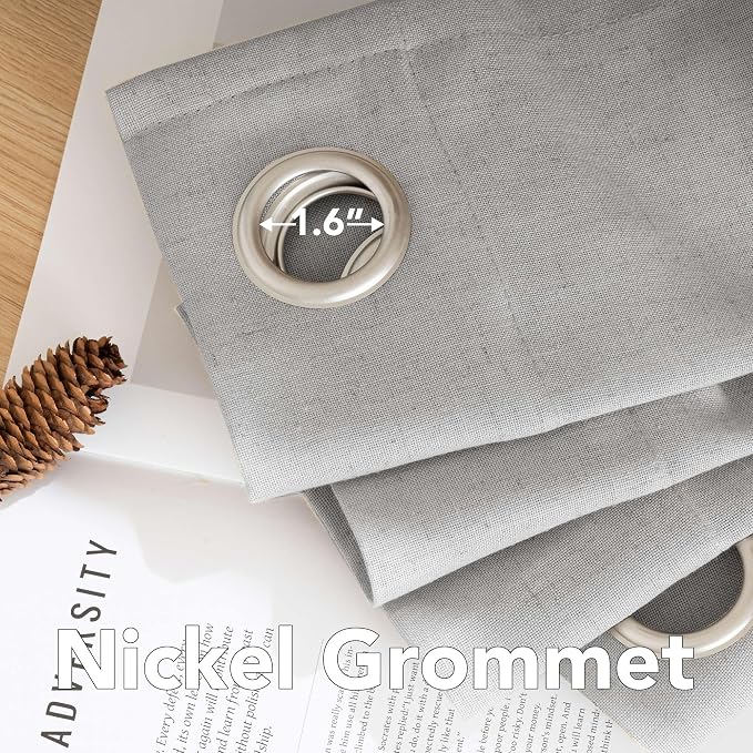 H.VERSAILTEX Elegant Natural Linen Blended Energy Efficient Light Filtering - Image 5