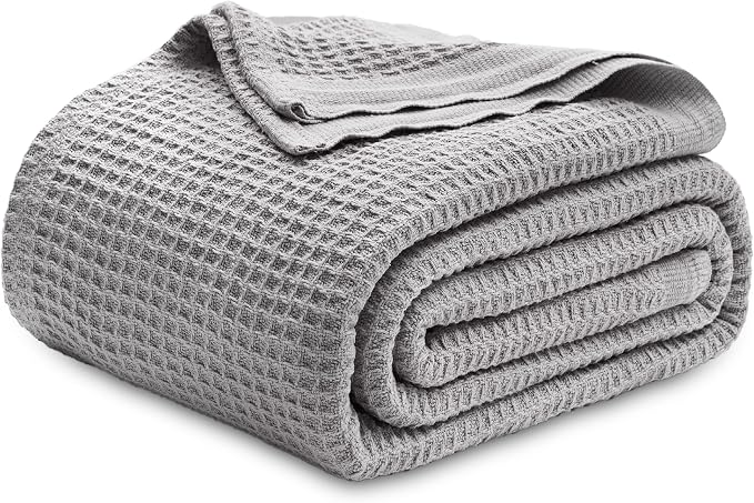 Bedsure Gentlesoft 100% Cotton Blanket Queen Size by BEDSURE