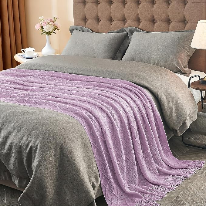inhand Knitted Throw Blanket for Couch and Bed, Soft Living Room Home Decor - Image 10