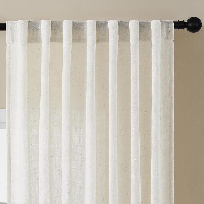 Joydeco Light Filtering Curtains 96 Inch Length - Image 3