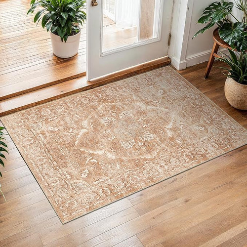 2x3 Entryway Area Rug Washable by EISUROM