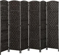 HOMCOM Room Divider 6 Panel, 6FT Tall Folding Privacy Screen, Freestanding by HOMCOM