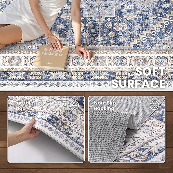 zesthome Washable Runner Rug 2.5x16 - Image 5