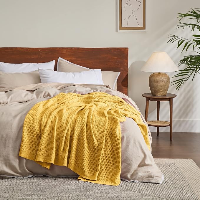 Bedsure Gentlesoft 100% Cotton Blanket Queen Size - Image 7
