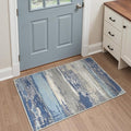 GENIMO 2X3 Washable Modern Doormat, Non-Slip Low Pile Chenille Area Rug by GENIMO
