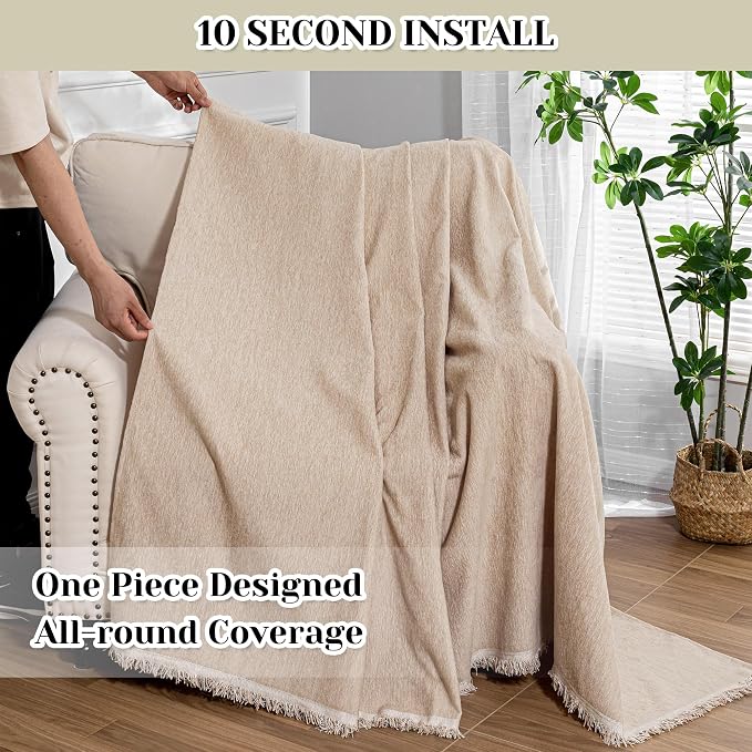 MEETSKY Sofa Covers Armchair Single Couch Cover - Image 7