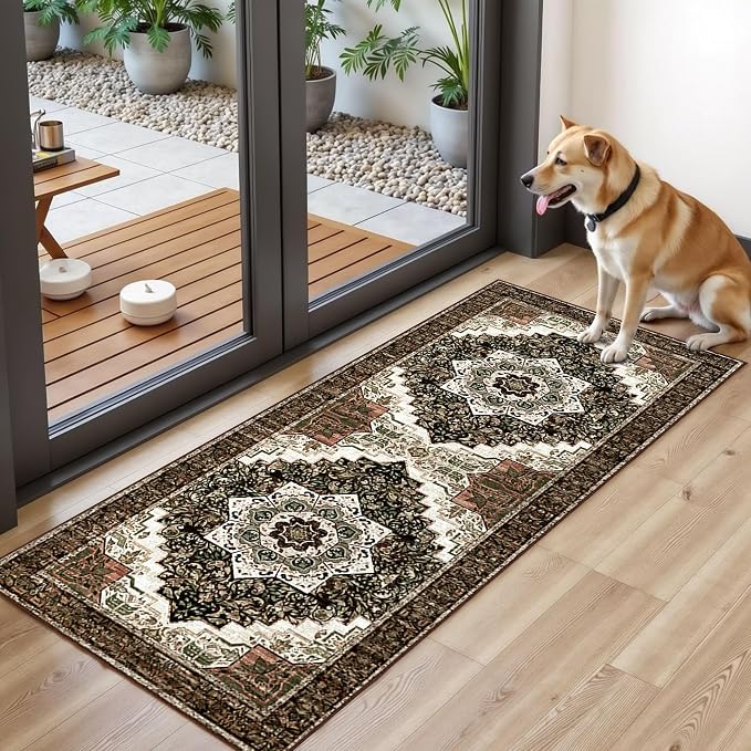 Tritard Non Slip Kitchen Rugs Sets of 3 Washable Boho Kitchen Mats - Image 7