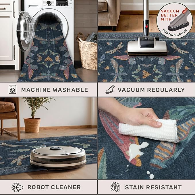 Blue Rugs for Bedroom - Image 4