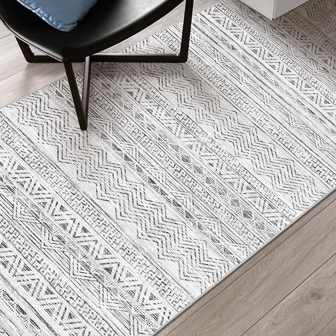 2x3 Washable Entryway Area Rug: Moroccan Small Runner Rug - Image 7